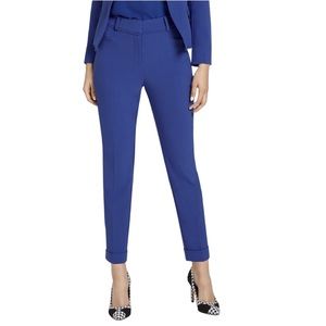 NEW YORK & COMPANY Blue Cuffed Ankle Pants